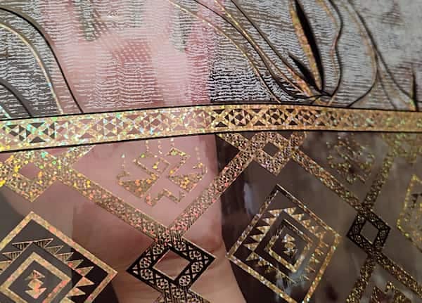 تصویر 4 از خرید سفره یکبار مصرف مشکی طلایی + قیمت فروش استثنایی